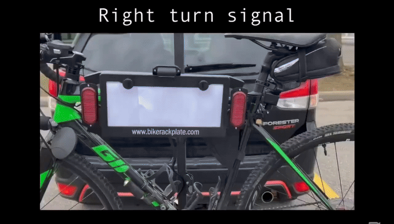 license plate holder with lights